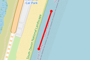 Map showing Slapton Sands 2