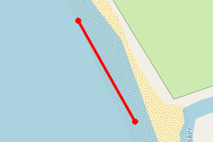 Map showing Talisker Bay beach 1