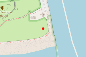 Map showing West beach LNR