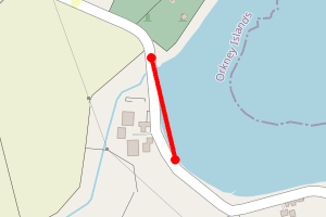 Map showing Longhope West