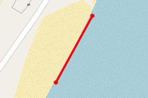 Map showing Togston Links