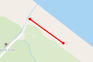 Map showing Reighton Beach