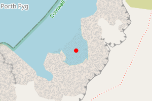 Map showing Mullion Cove