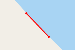 Map showing Chesil & Fleet Nature Reserve (Little Tern Colony)
