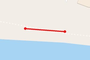 Map showing Beachlands Car Park, Hayling Island
