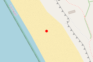 Map showing Gunwalloe Fishing Cove - duplicate