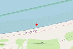 Map showing Ballycastle