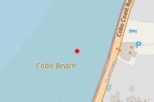 Map showing Cobo South