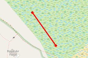 Map showing Donna Nook/Stonebridge