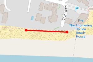 Map showing East Preston