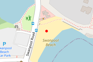 Map showing Swanpool