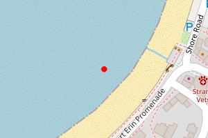 Map showing Port Erin (TBC)