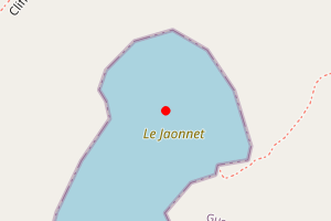 Map showing Le Jaonnet