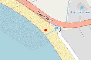 Map showing Poyll Vaaish / Strandhall