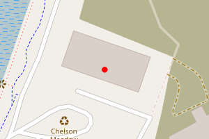 Map showing The Ride