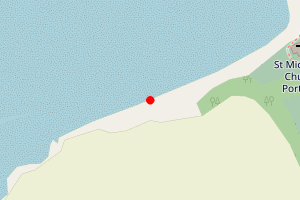 Map showing Porthilly