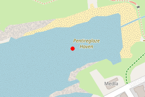 Map showing Baby Bay