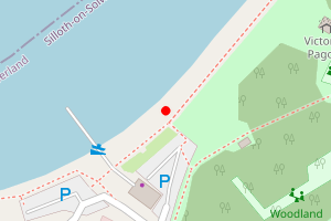 Map showing Silloth