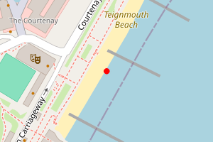 Map showing Teignmouth