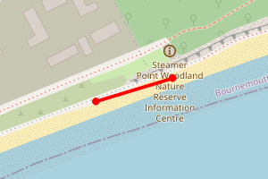 Map showing Steamer Point