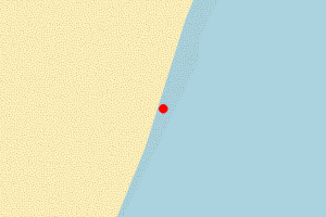 Map showing Pakefield: Big Beach Clean-up