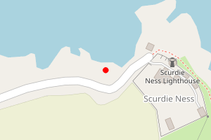 Map showing Scurdie Ness