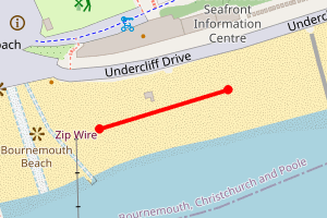 Map showing Bournemouth (Underwater Academy)
