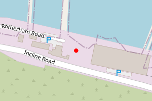 Map showing Portland