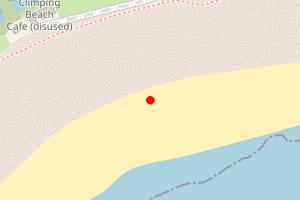 Map showing Climping Beach