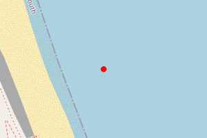 Map showing Scratby steps