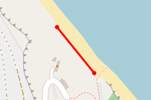 Map showing Hunmanby Gap