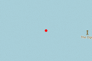 Map showing Fluke Hall Sands