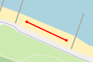 Map showing Llandulas