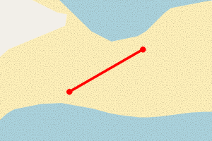 Map showing Three Cliffs Bay