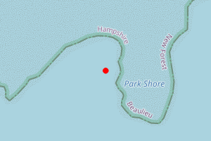 Map showing Park Shore