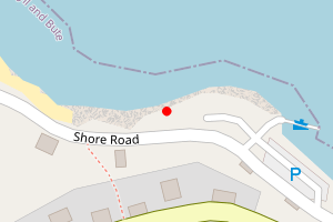 Map showing Port Na Cuile