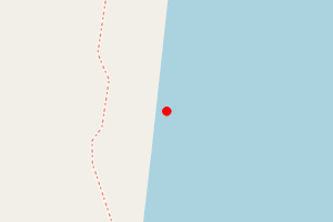 Map showing Keiss Beach
