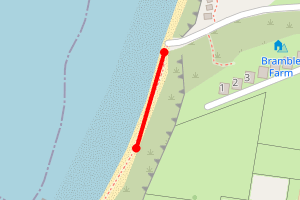 Map showing Colwell Bay