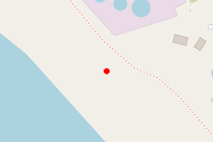 Map showing Heswall Foreshore