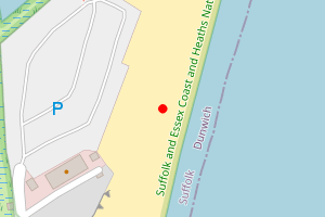 Map showing Dunwich Village