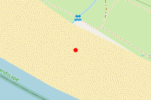 Map showing Cogden