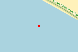 Map showing Burton Bradstock Beach