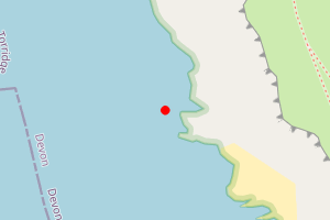 Map showing Hartland