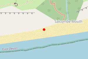 Map showing Salcombe Regis