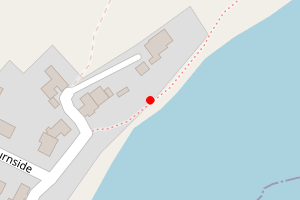 Map showing Hilton of Cadboll Beach