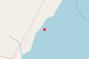 Map showing Clashnessie Bay