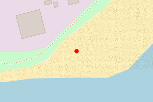 Map showing Montrose Beach South