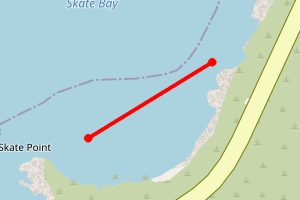Map showing Wines Bay