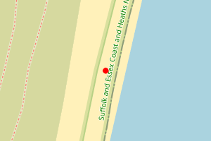 Map showing Minsmere Haven