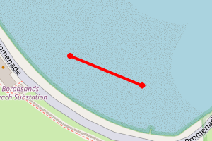 Map showing Broadsands (Devon)